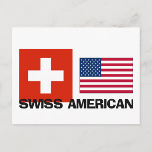 Swiss American Postcard