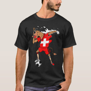 Swiss Camel Switzerland Flag Soccer Bern Football  T-Shirt