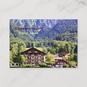 Swiss chalet business card