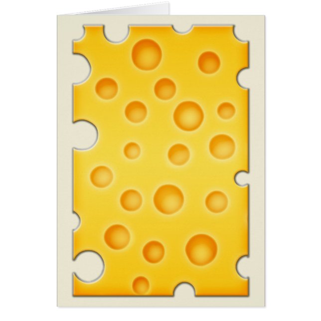 Swiss Cheese Cheezy Texture Pattern (Front)