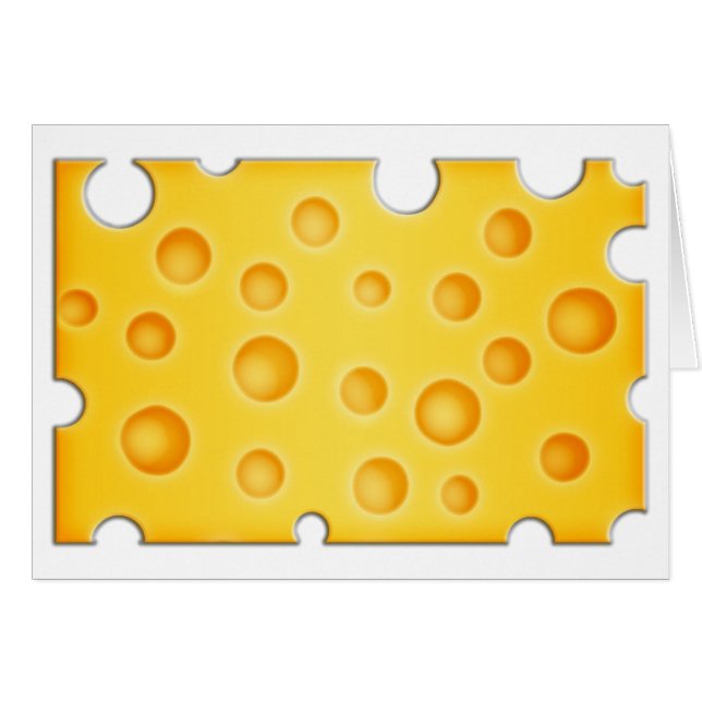 Swiss Cheese Cheezy Texture Pattern (Front Horizontal)