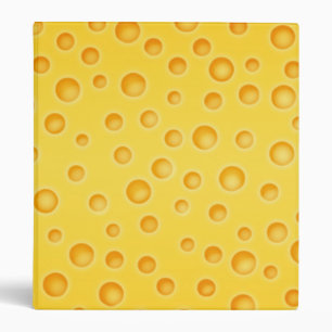 Swiss Cheese Cheezy Texture Pattern Binder
