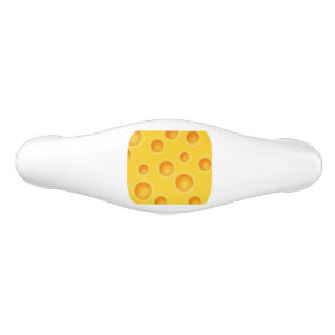 Swiss Cheese Cheezy Texture Pattern Ceramic Drawer Pull
