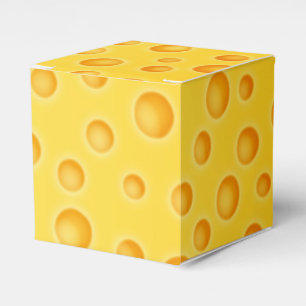 Swiss Cheese Cheezy Texture Pattern Favor Box