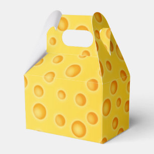 Swiss Cheese Cheezy Texture Pattern Favor Box