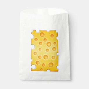 Swiss Cheese Cheezy Texture Pattern Favour Bag