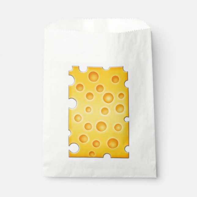 Swiss Cheese Cheezy Texture Pattern Favour Bag (Front)