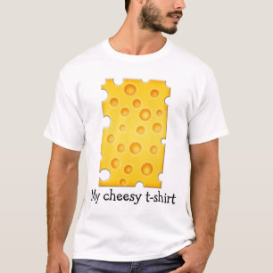 Swiss Cheese Cheezy Texture Pattern T-Shirt