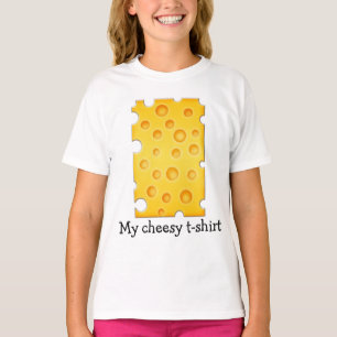 Swiss Cheese Cheezy Texture Pattern T-Shirt