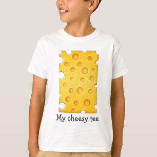 Swiss Cheese Cheezy Texture Pattern T-Shirt