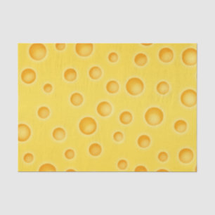 Swiss Cheese Cheezy Texture Pattern Tissue Paper