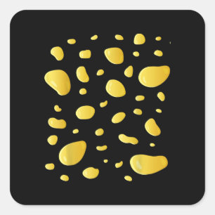 Swiss Cheese Costume T-Shirt Halloween Costume Square Sticker