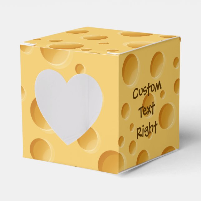 Swiss Cheese Pattern Favor Box (Front Side)