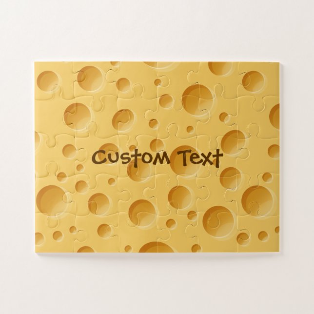 Swiss Cheese Pattern Jigsaw Puzzle (Horizontal)