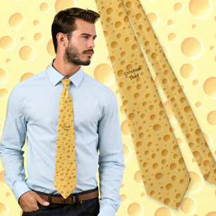 Swiss Cheese Pattern Neck Tie
