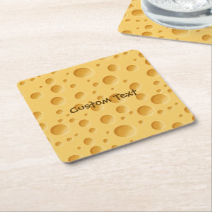 Swiss Cheese Pattern Paper Coaster