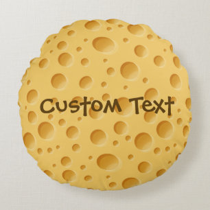 Swiss Cheese Pattern Round Pillow