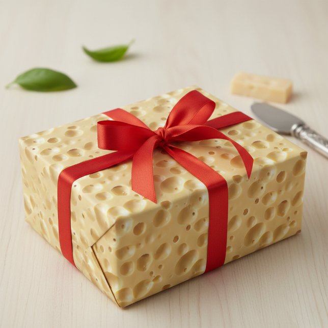 Swiss Cheese  Wrapping Paper (Creator Uploaded)
