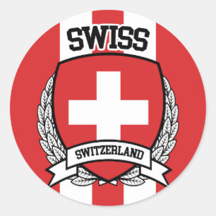 Swiss Classic Round Sticker