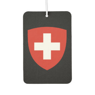 Swiss coat of arms air freshener