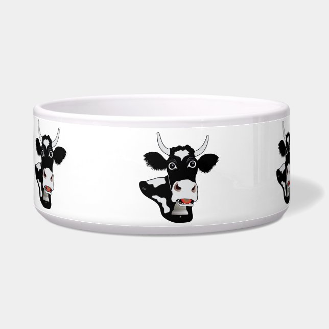 Swiss cow Pet Bowl (Left)