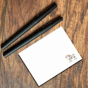 Swiss cow post-it notes