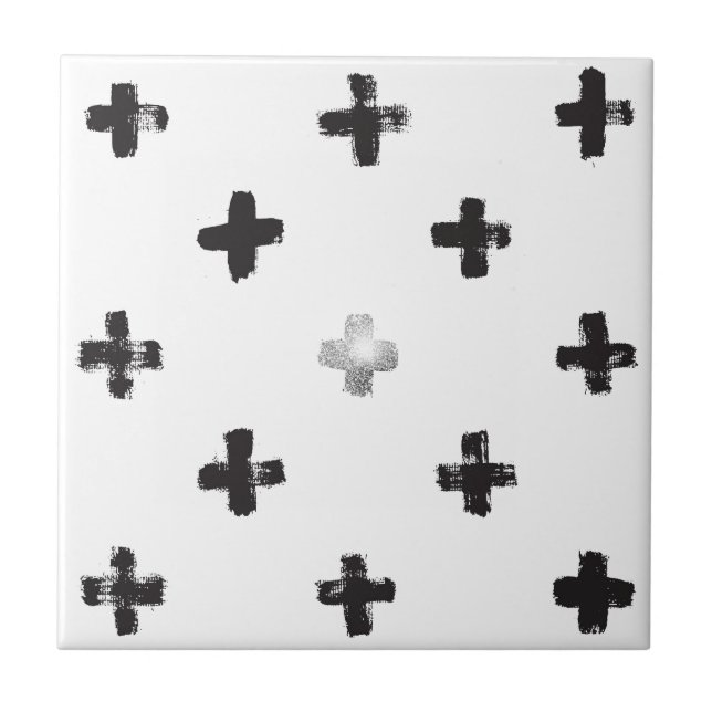 Swiss Cross Pattern Tile (Front)