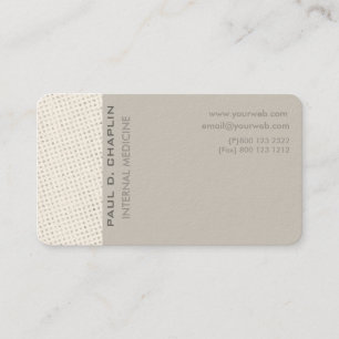 Swiss Dots Minimalistic Elegant Professional Edgy Business Card