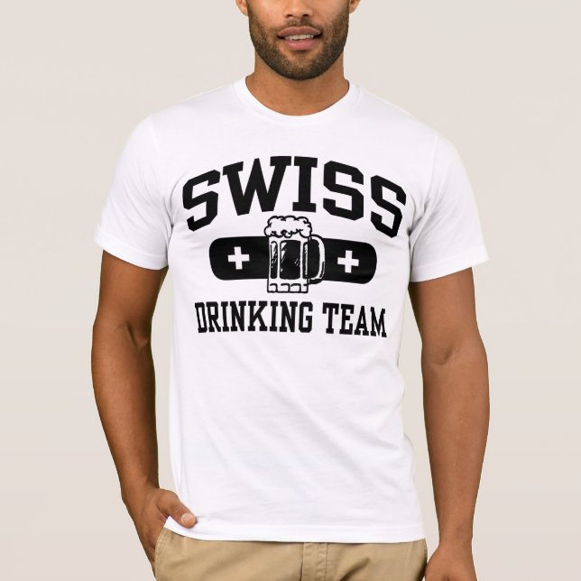 Swiss Drinking Team T-Shirt (Front)