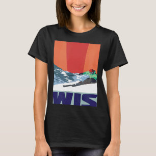 Swiss Engadin National Park Souvenir Alps Switzerl T-Shirt