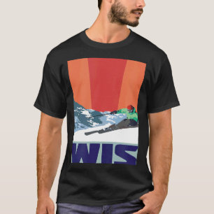 Swiss Engadin National Park Souvenir Alps Switzerl T-Shirt