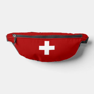 Swiss flag fanny pack