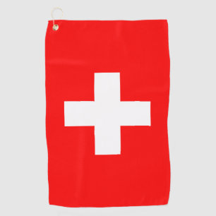 Swiss Flag & golf Switzerland /sports Zurich Towel