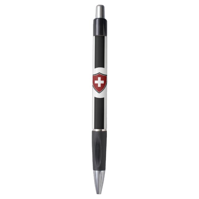 Swiss flag pen (Front Vertical)