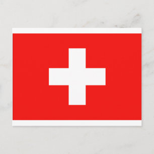 Swiss Flag Postcard