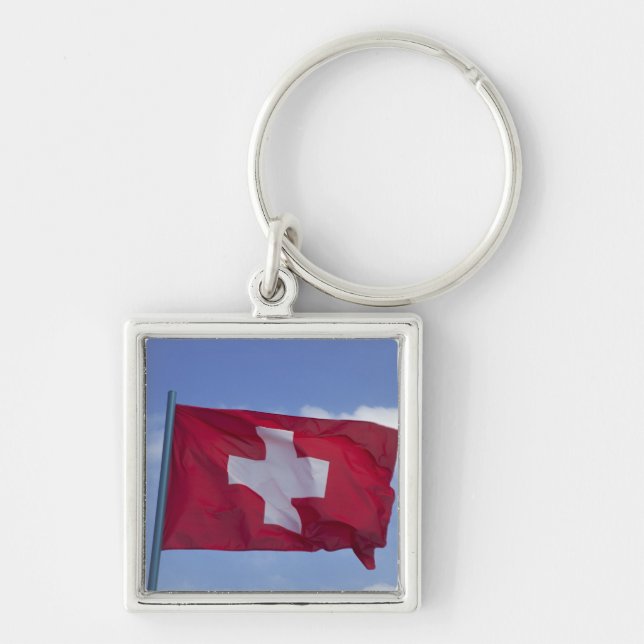 Swiss Flag RF) Keychain (Front)