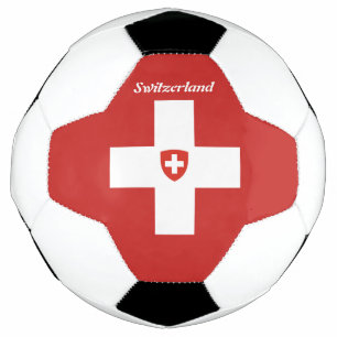 Swiss flag soccer ball