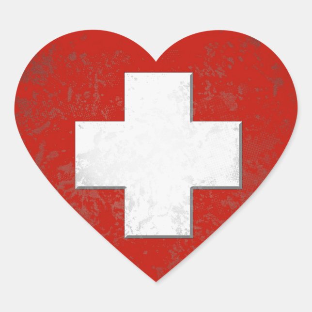 Swiss flag sticker (Front)