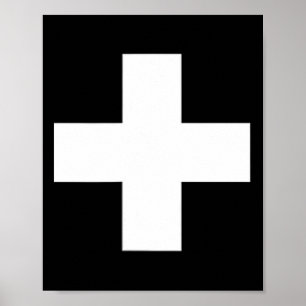 Swiss Flag Switzerland Cross Hiking Lucerne Alps S Poster