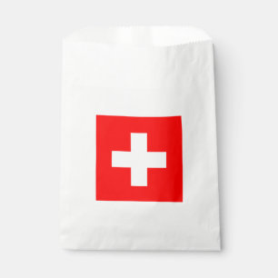 Swiss Flag (Switzerland) Favour Bag