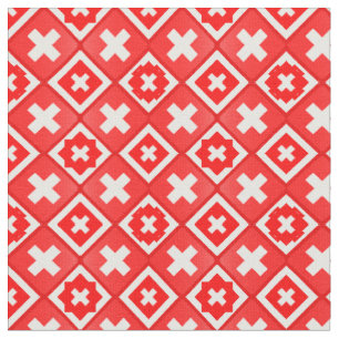 Swiss Flag & Trendy Switzerland Fabric fashion