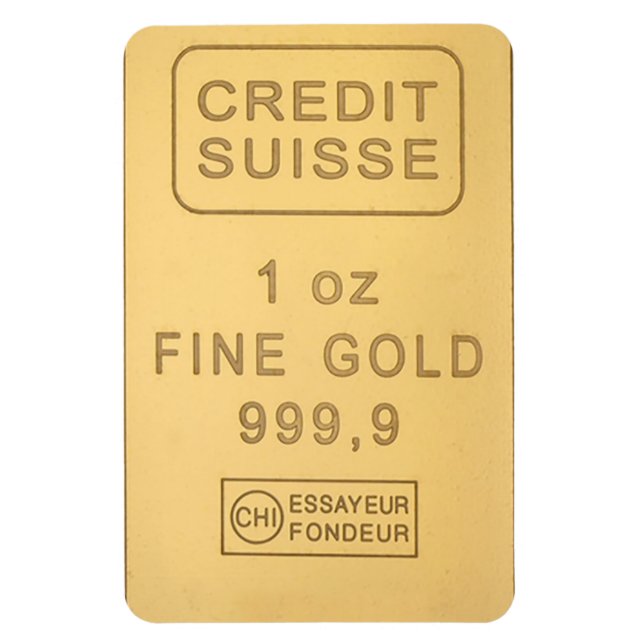 Swiss Gold Bar Magnet (Vertical)