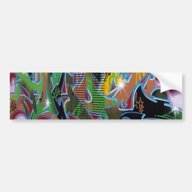 Swiss Graffiti Bumper Sticker (Front)