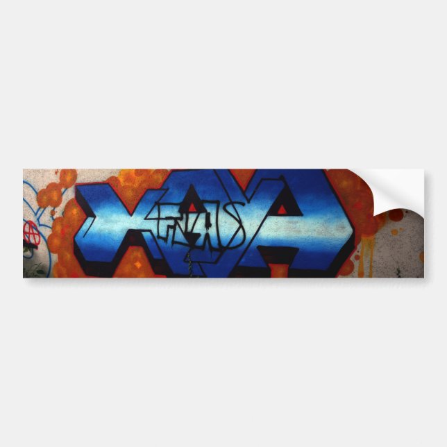 Swiss Graffiti Bumper Sticker (Front)