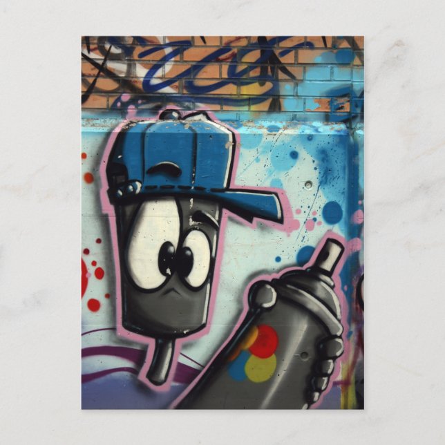 Swiss Graffiti Postcard (Front)