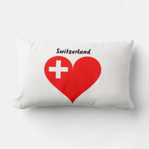 Swiss heart lumbar pillow