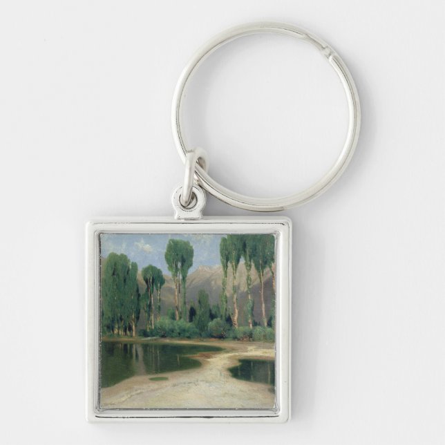 Swiss Landscape Keychain (Front)