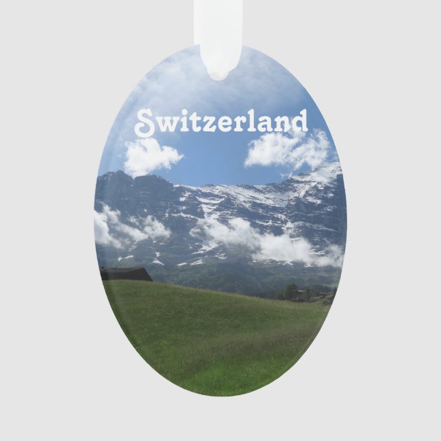 Swiss Landscape Ornament (Front)