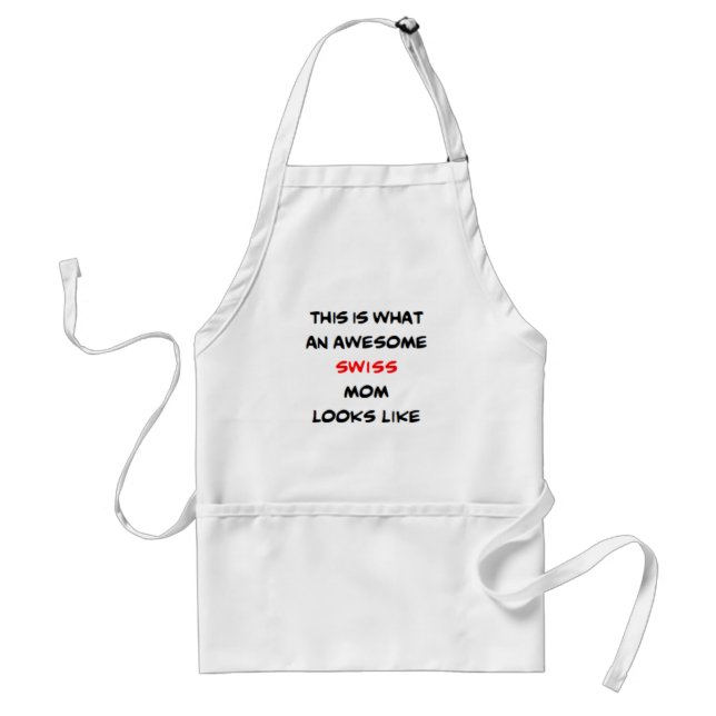 swiss mom, awesome standard apron (Front)