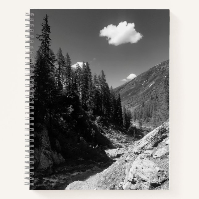 Swiss Mountain Scene Notebook (Front)